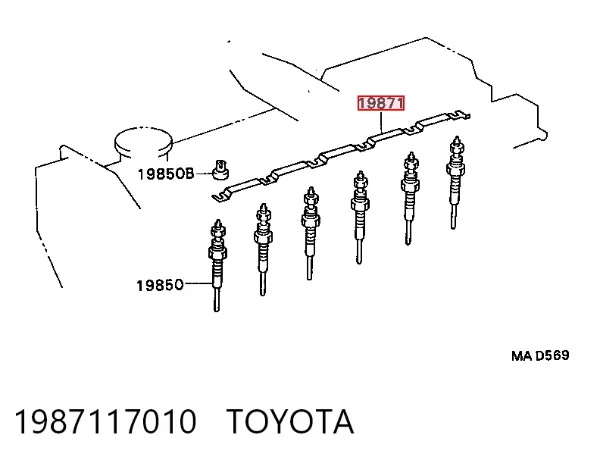  1987117010 Toyota