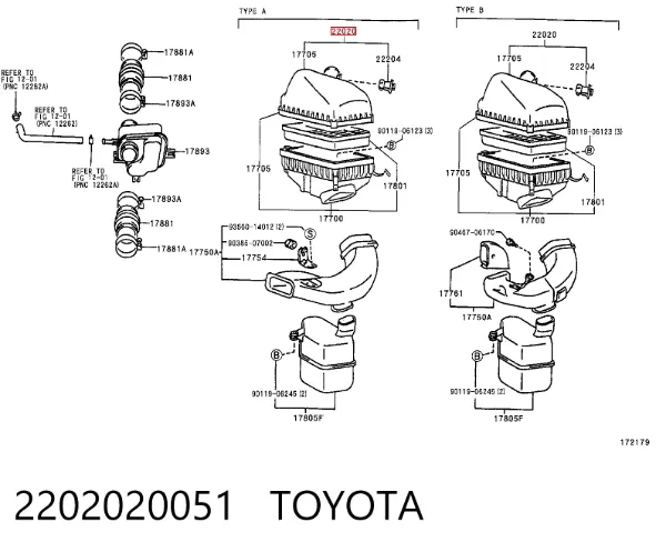  2202020051 Toyota