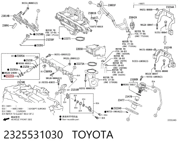  2325531030 Toyota