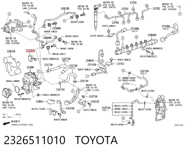  2326511010 Toyota