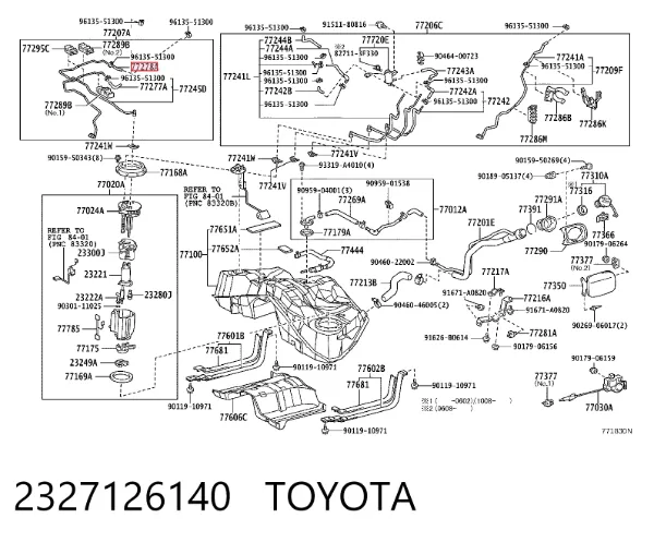  2327126140 Toyota