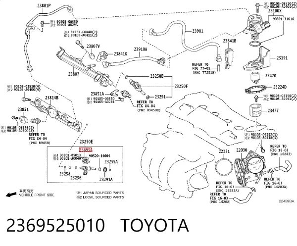  2369525010 Toyota