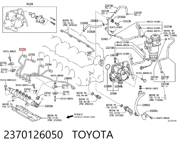  2370126050 Toyota