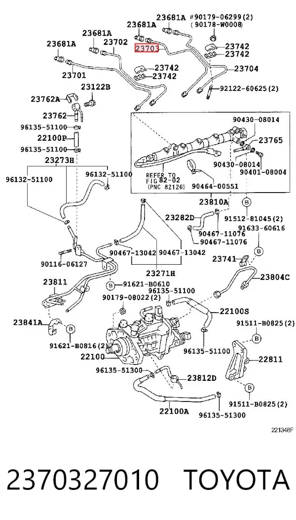  2370327010 Toyota