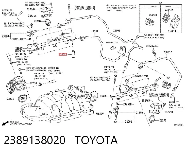  2389138020 Toyota