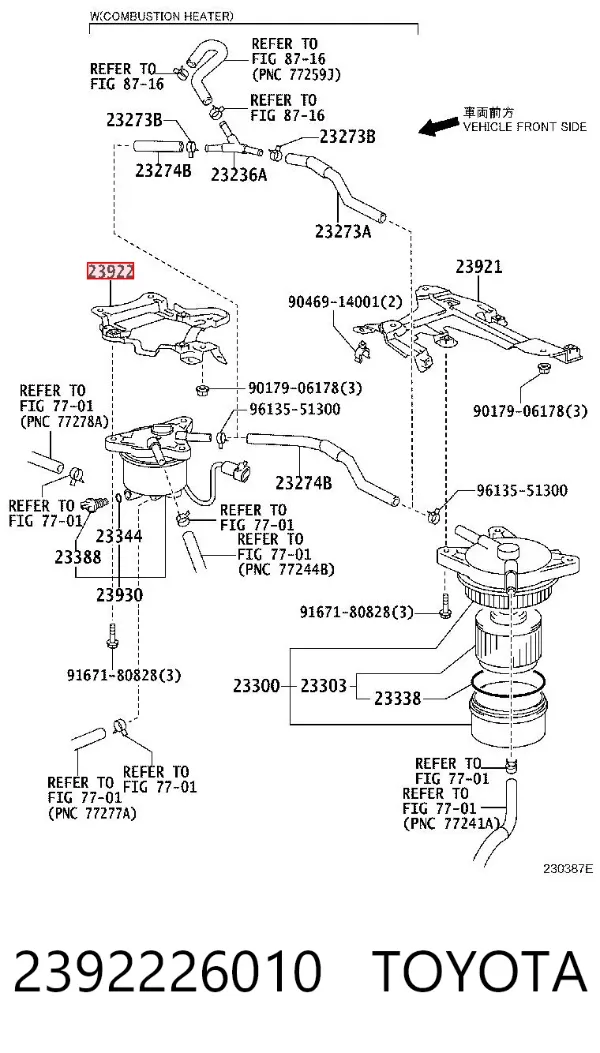  2392226010 Toyota