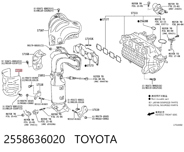 2558636020 Toyota