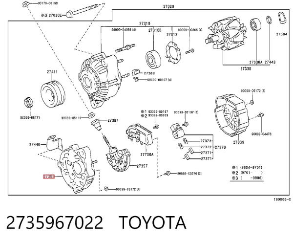  2735967022 Toyota