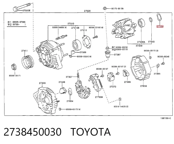  2738450030 Toyota