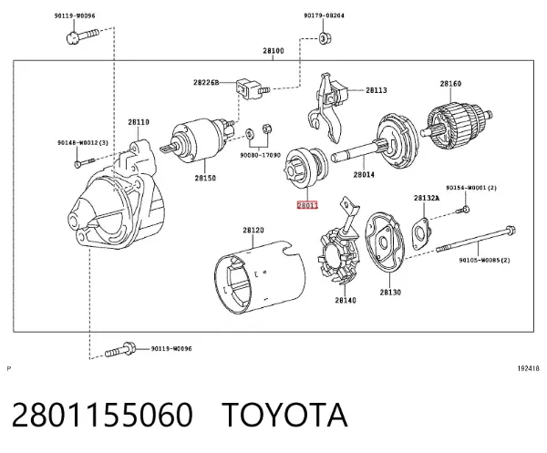  2801155060 Toyota