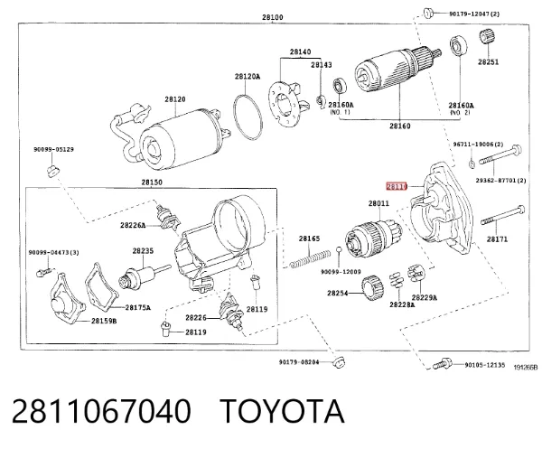  2811067040 Toyota