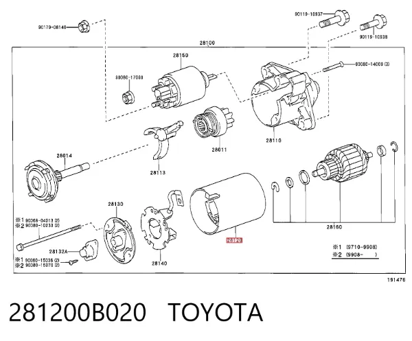 281200B020 Toyota