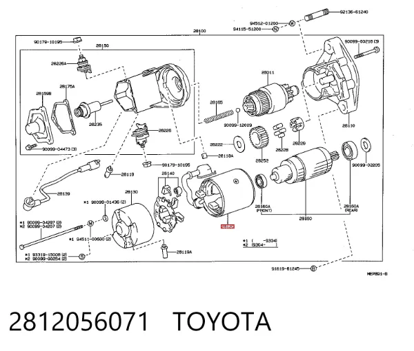  2812056071 Toyota