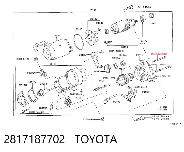  2817187702 Toyota