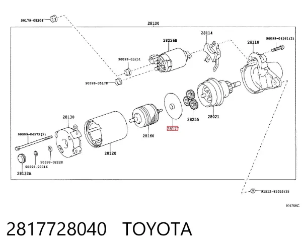  2817728040 Toyota