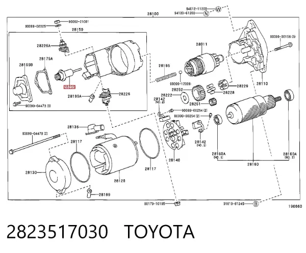  2823517030 Toyota