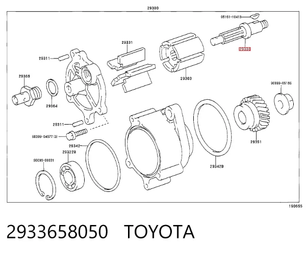  2933658050 Toyota