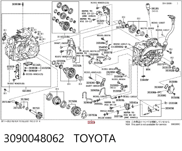 Caixa Automática de Mudança montada Lexus RX 300/330/350/400H
