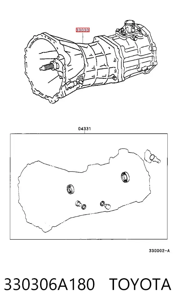 Caixa de Mudança montada (caixa mecânica de velocidades) Toyota Land Cruiser 90