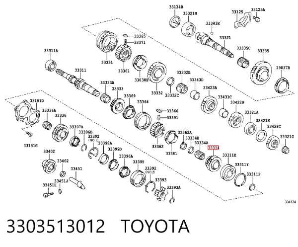  3303513012 Toyota