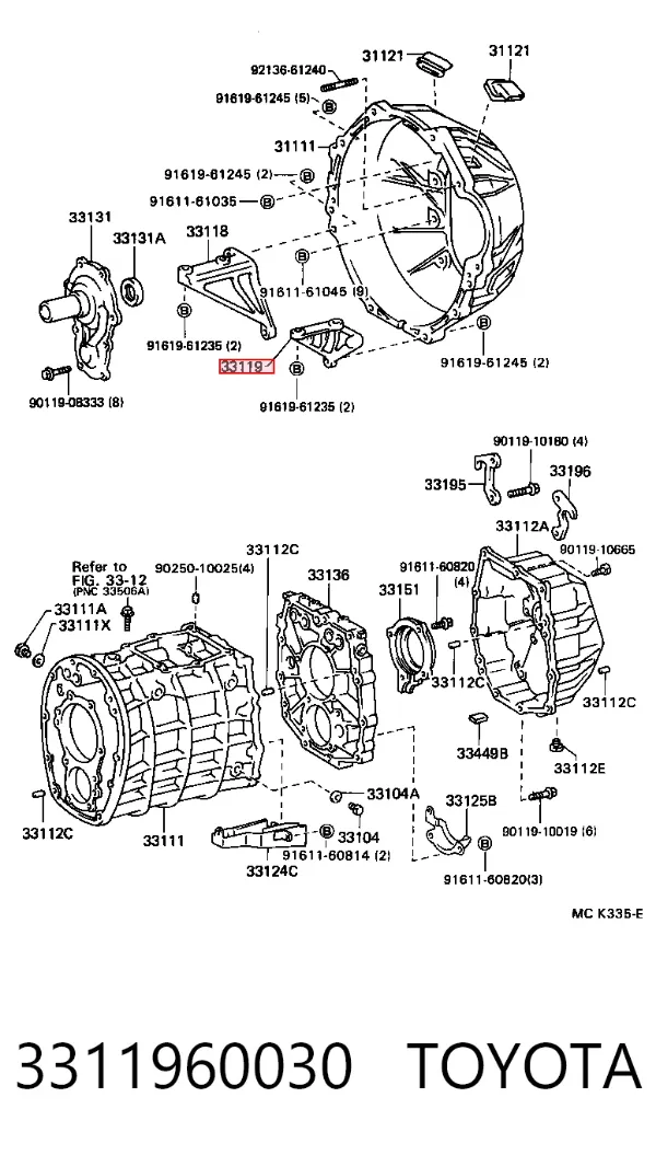  3311960030 Toyota