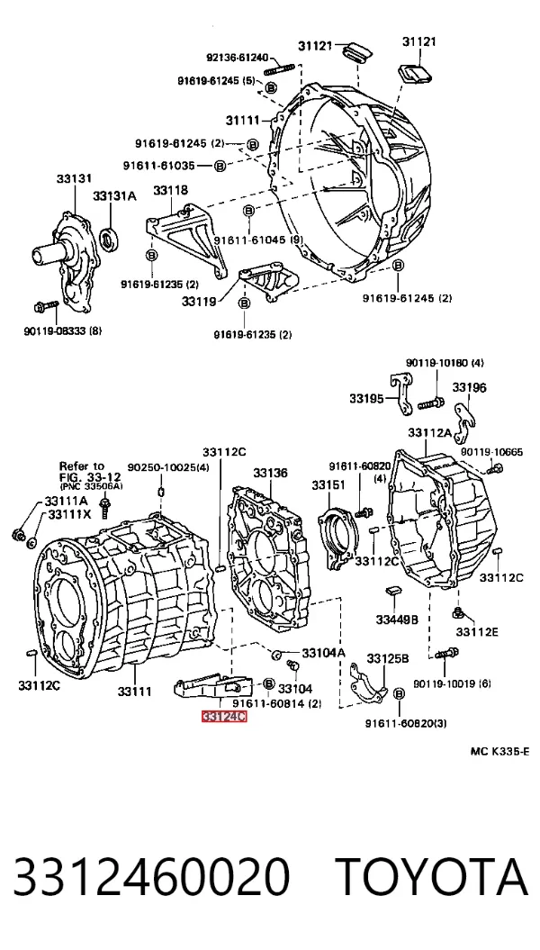  3312460020 Toyota