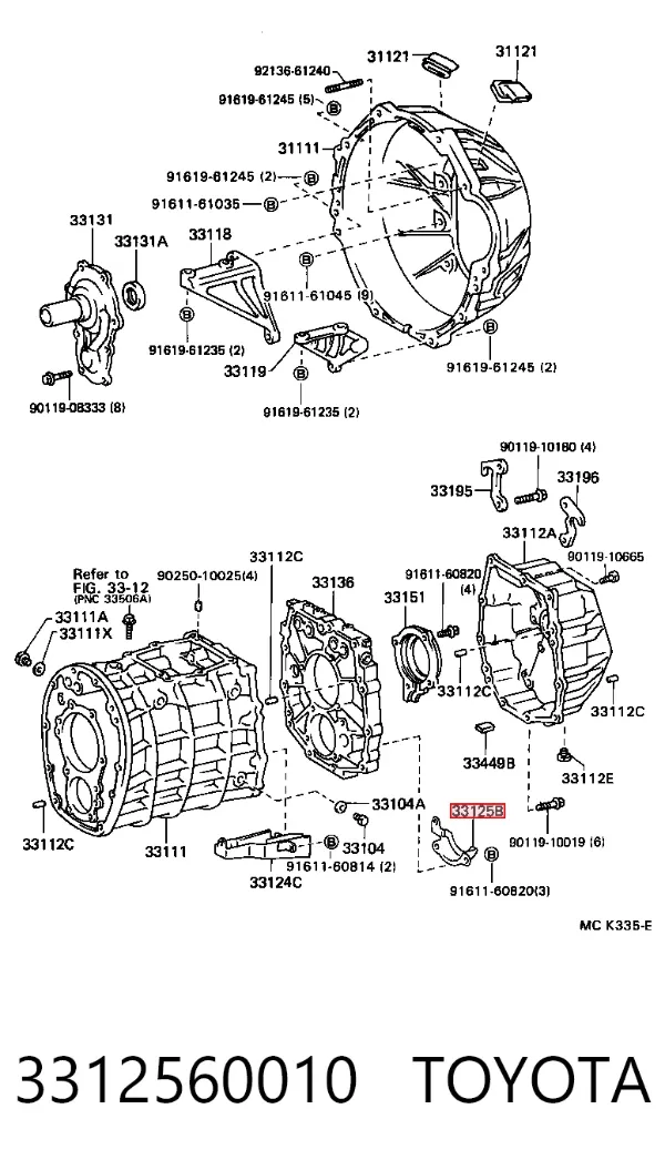  3312560010 Toyota
