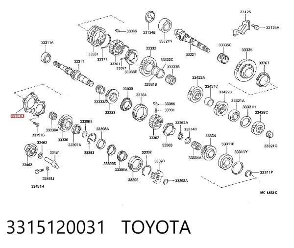  3315120031 Toyota