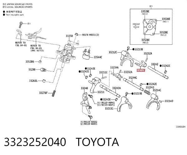  3323252040 Toyota