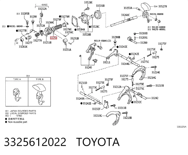  3325612022 Toyota