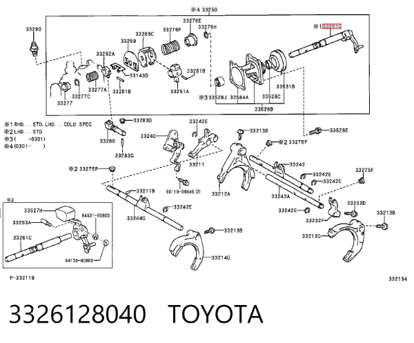  3326128040 Toyota