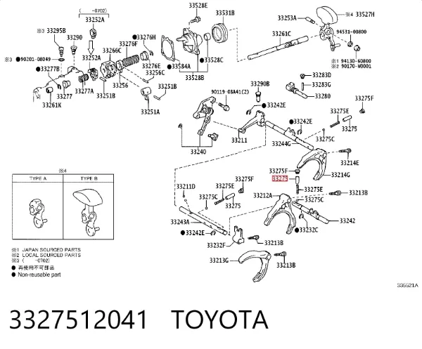  3327512041 Toyota