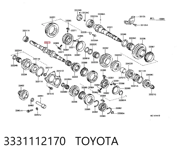  3331112170 Toyota