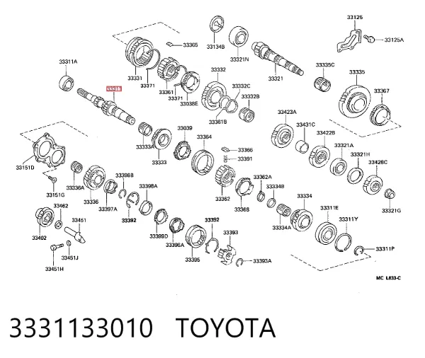  3331133010 Toyota