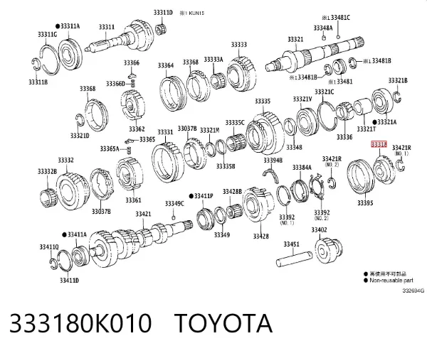  333180K010 Toyota