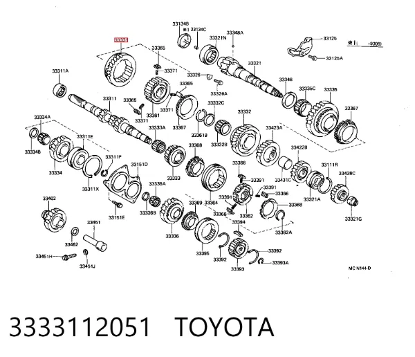  3333112051 Toyota