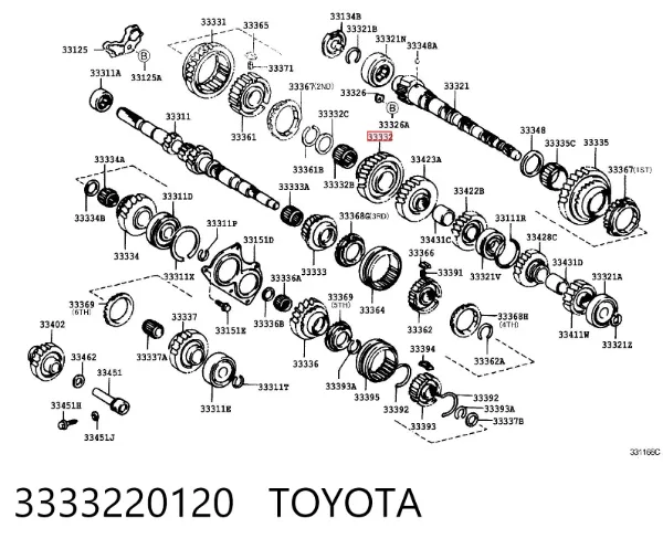  3333220120 Toyota