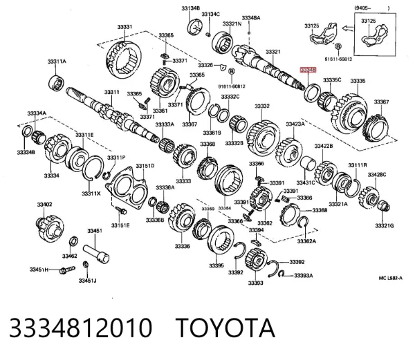 3334812010 Toyota
