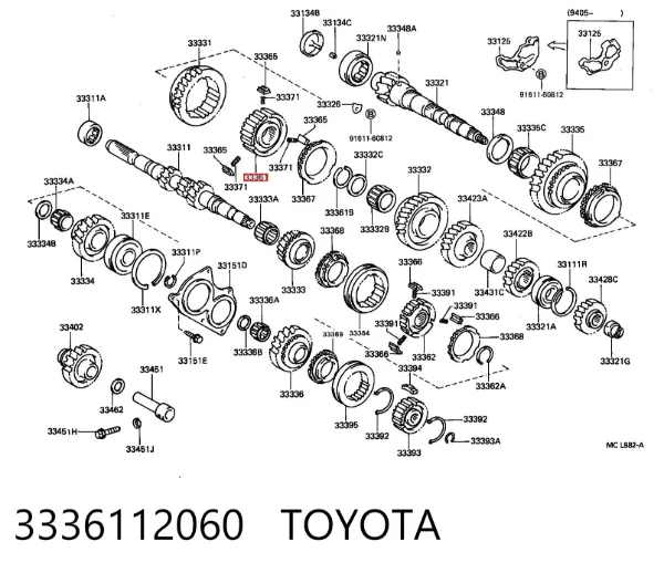  3336112060 Toyota