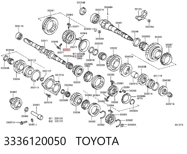 3336120050 Toyota