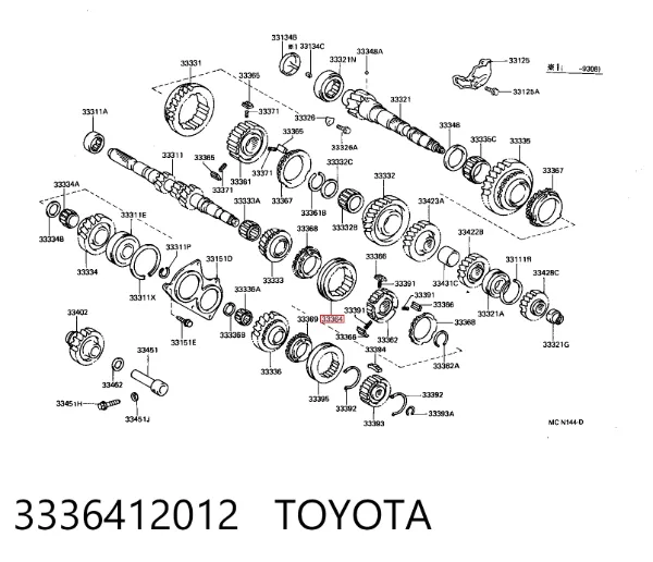  3336412012 Toyota