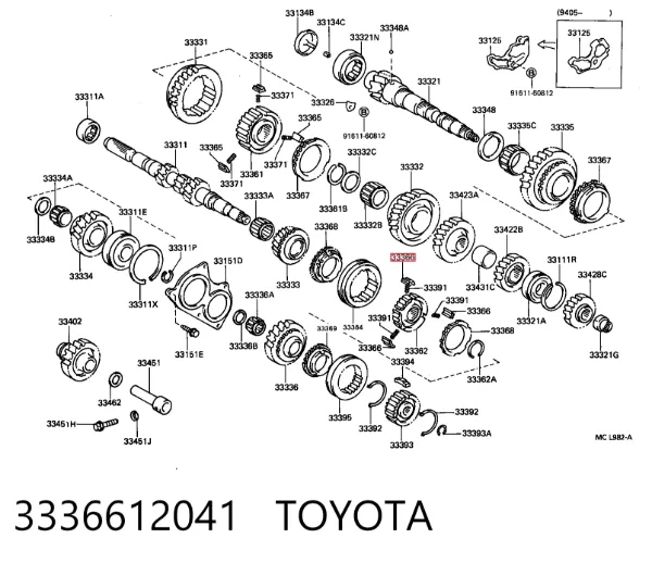 3336612041 Toyota