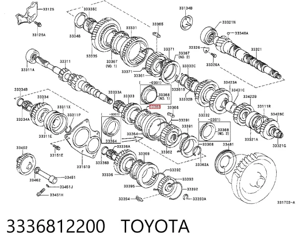  3336812200 Toyota