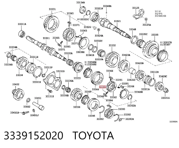 3339152020 Toyota