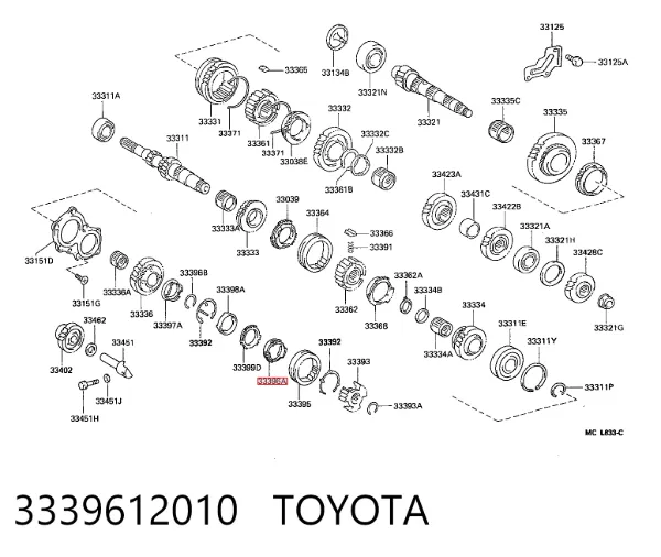  3339612010 Toyota