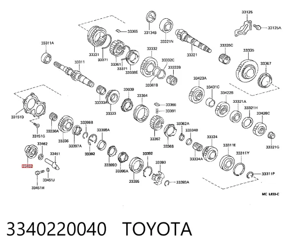  3340220040 Toyota