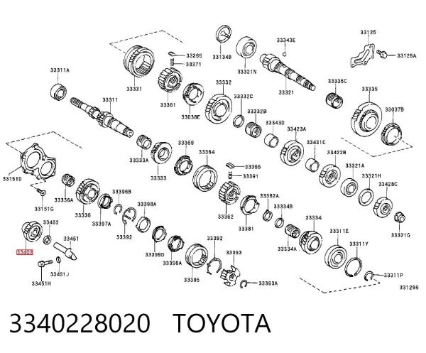  3340228020 Toyota