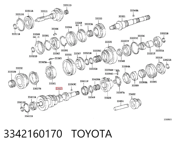  3342160170 Toyota