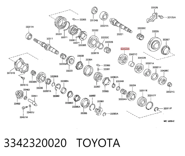  3342320020 Toyota