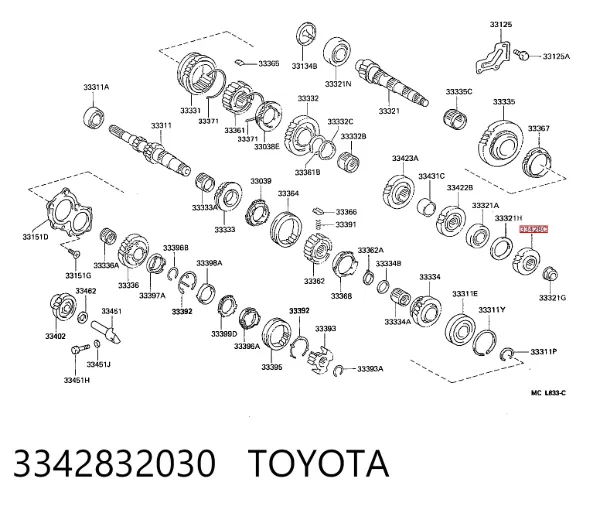  3342832030 Toyota